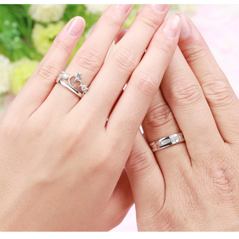 Crown Heart Ring