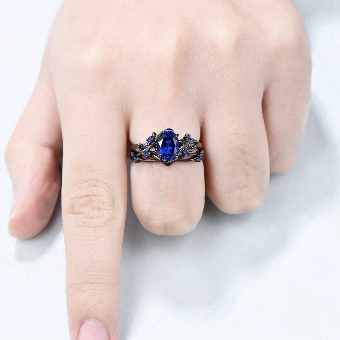 Midnight Promise Ring (Tungsten)