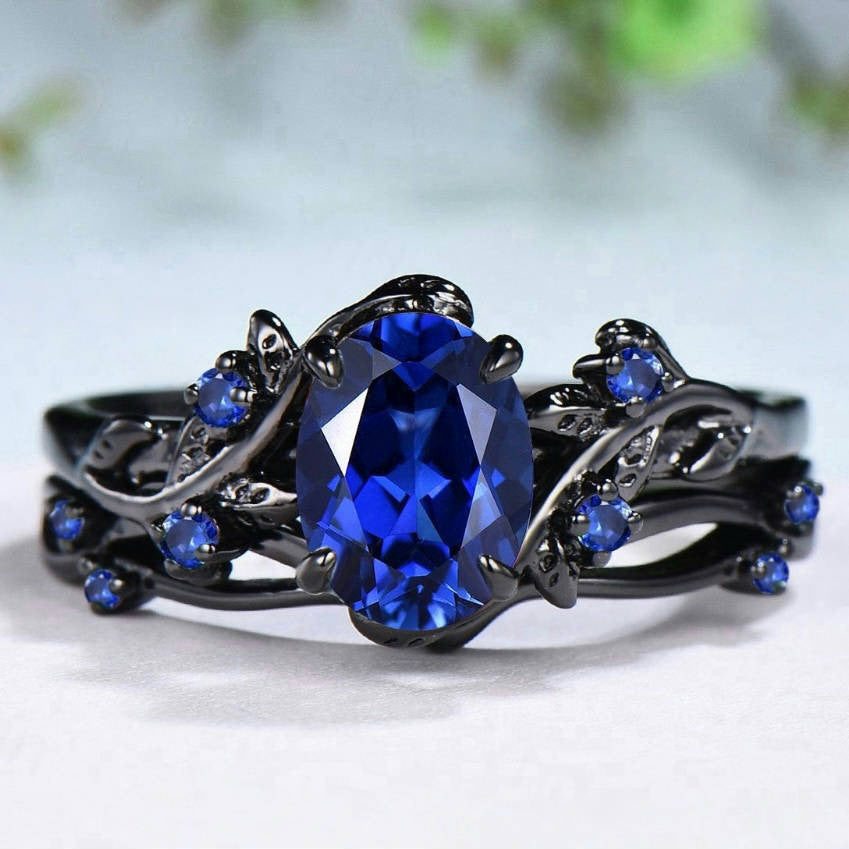 Midnight Promise Ring (Tungsten)