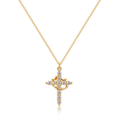 Jetu Cross  Necklace