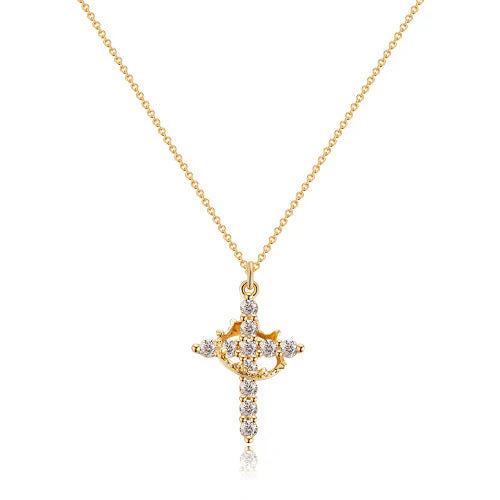 Jetu Cross  Necklace